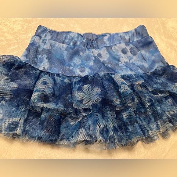 Blue floral tutu skirt - Picture 4 of 5
